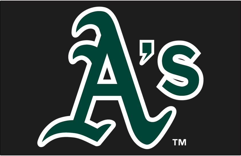 Oakland Athletics 2000 Cap Logo vinyl decal